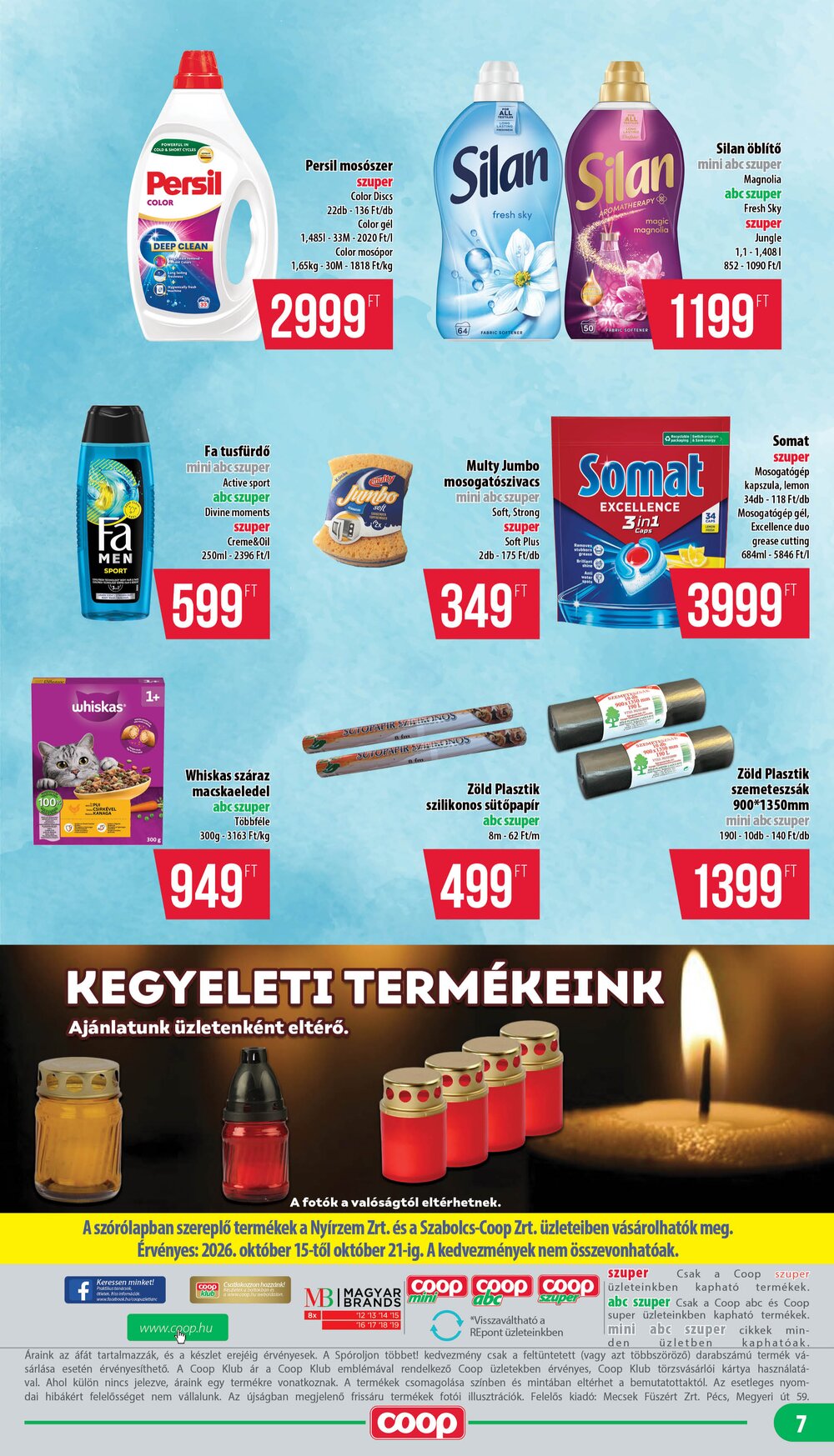 Coop akciós újság 2026.10.15-től - 7. oldal.