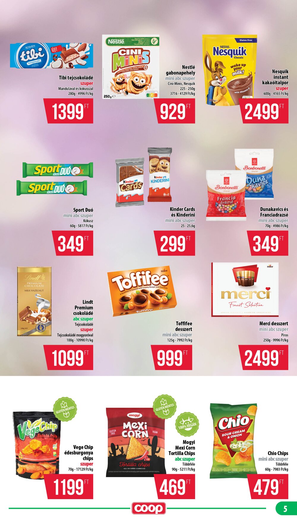 Coop akciós újság 2026.10.15-től - 5. oldal.