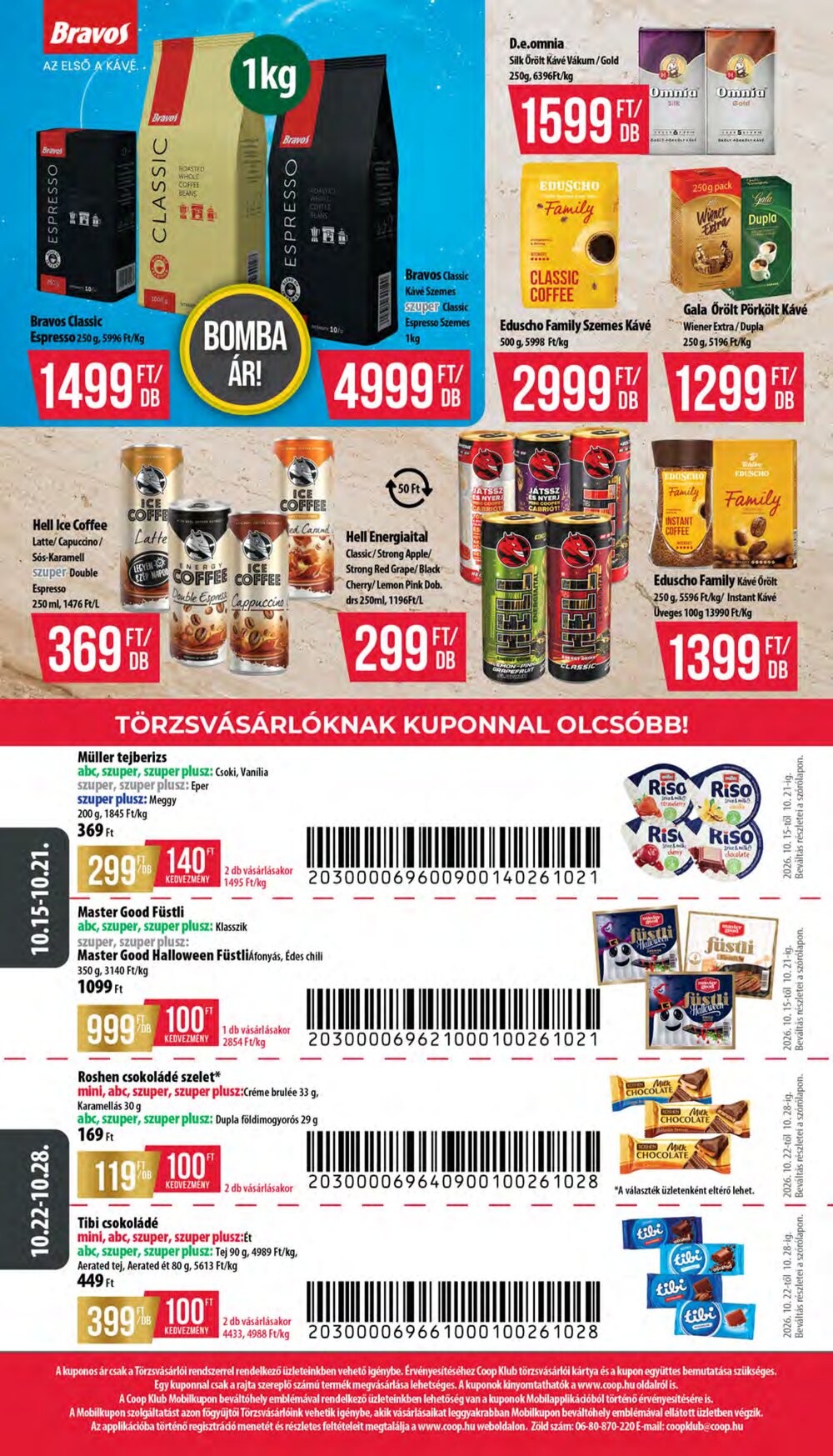Coop akciós újság 2026.10.15-től - 12. oldal.