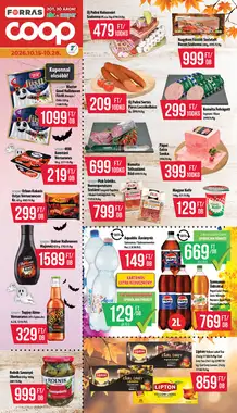 Coop akciós újság 2026.10.15-től