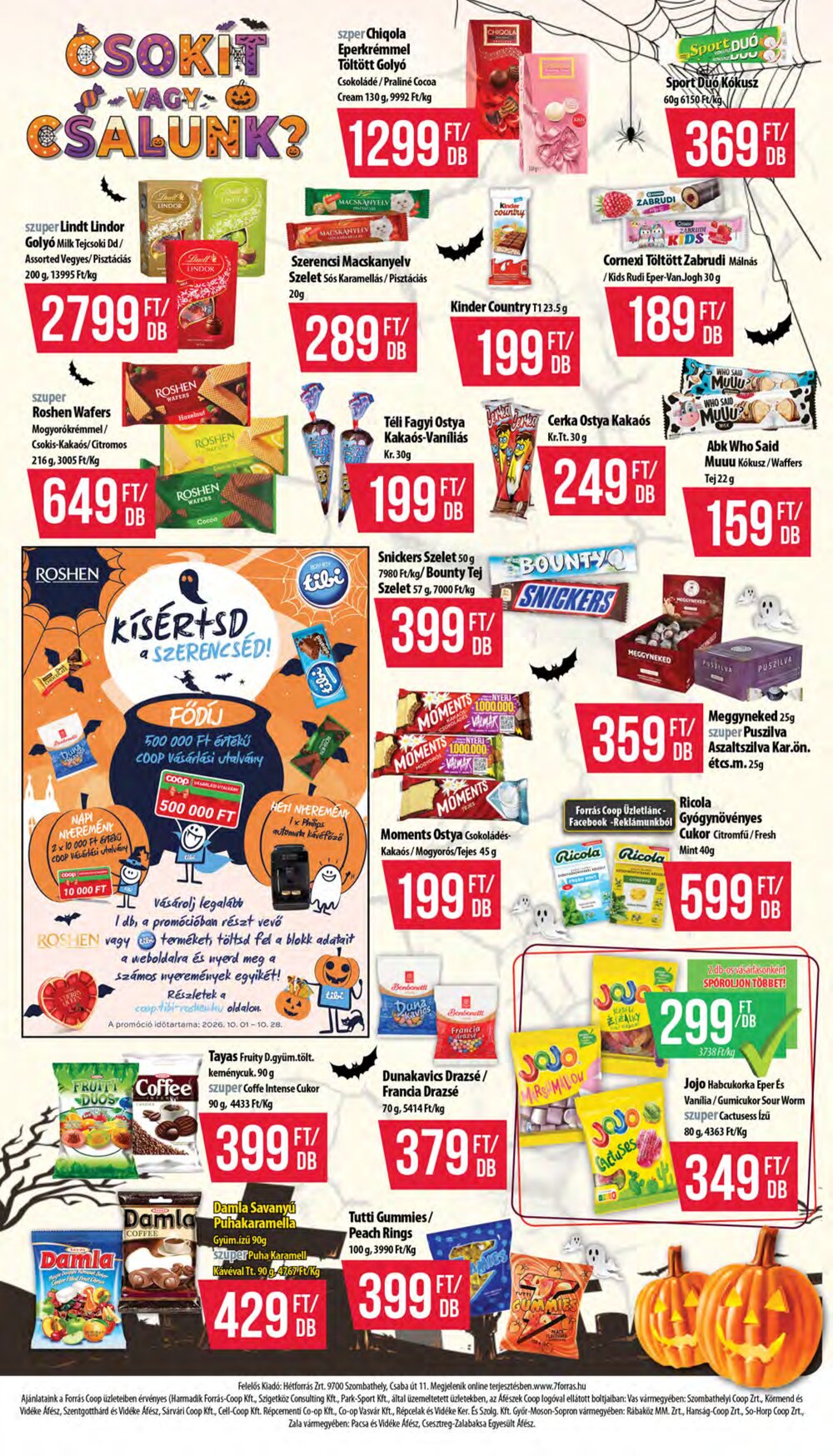 Coop akciós újság 2026.10.15-től - 6. oldal.