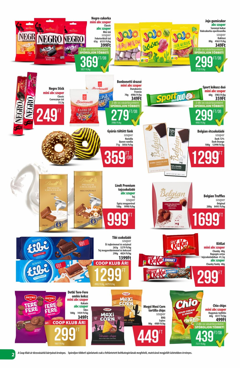 Coop akciós újság 2026.10.15-től - 2. oldal.