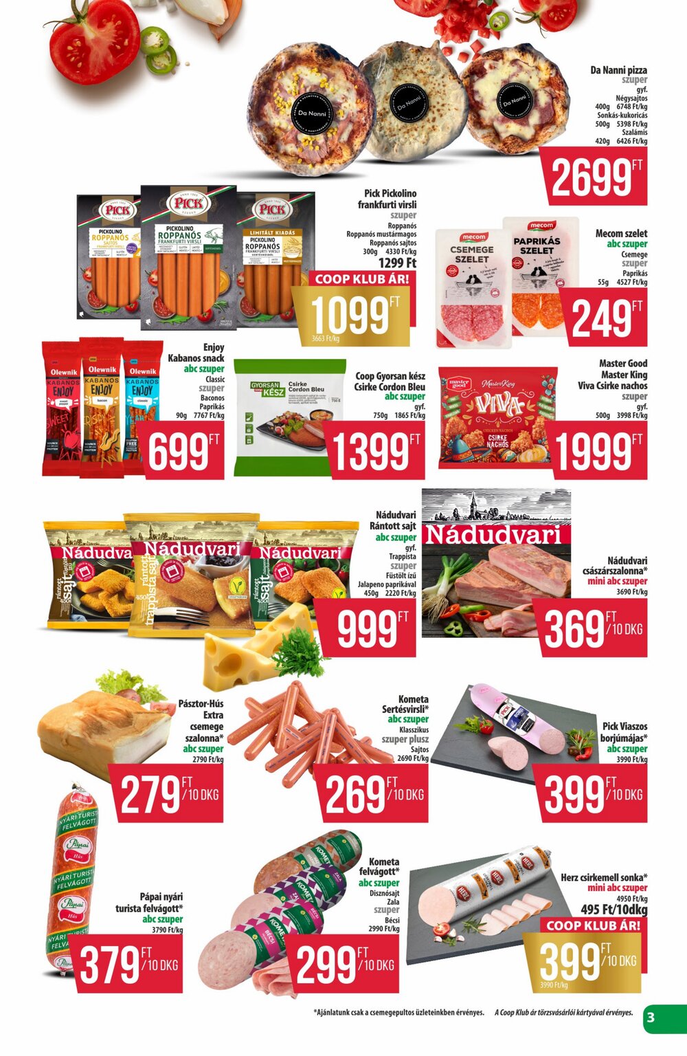 Coop akciós újság 2026.10.15-től - 3. oldal.
