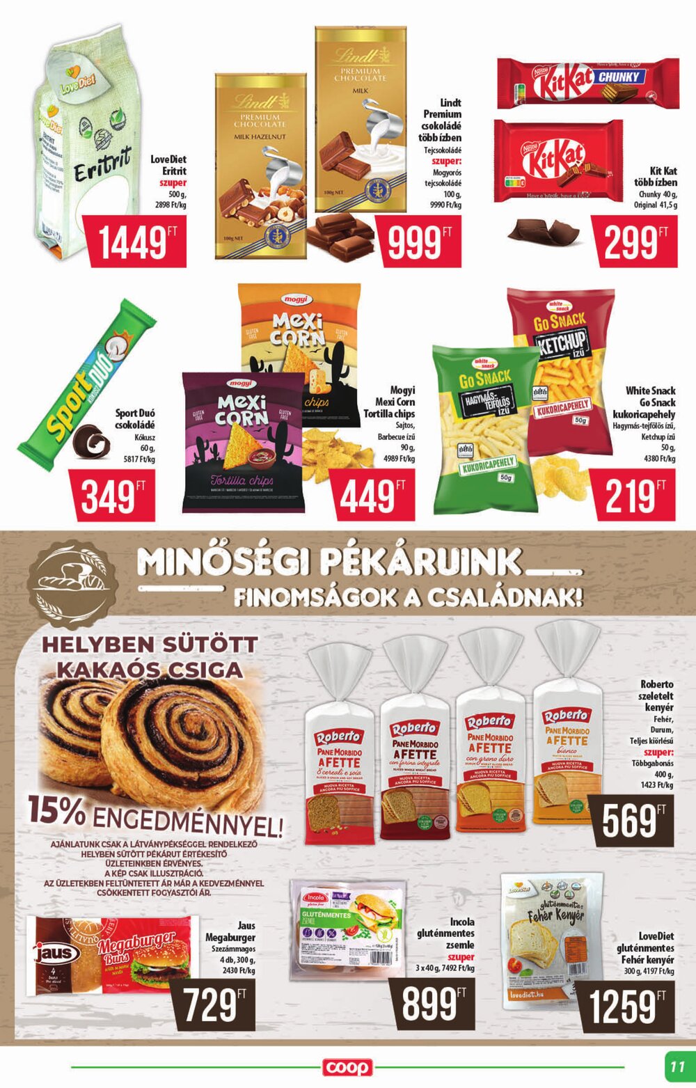 Coop akciós újság 2026.10.15-től - 11. oldal.