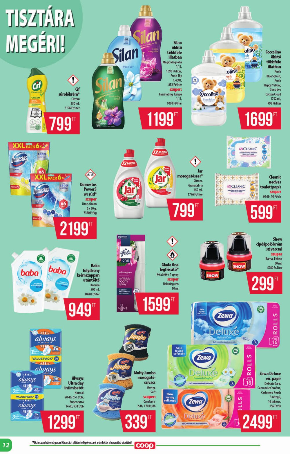Coop akciós újság 2026.10.15-től - 12. oldal.