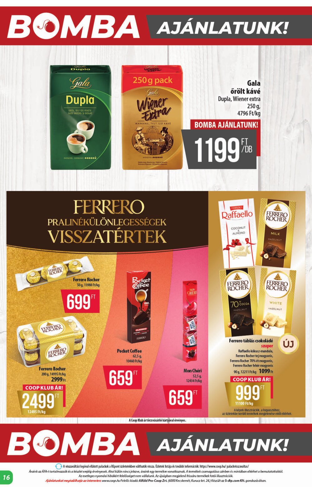 Coop akciós újság 2026.10.15-től - 16. oldal.