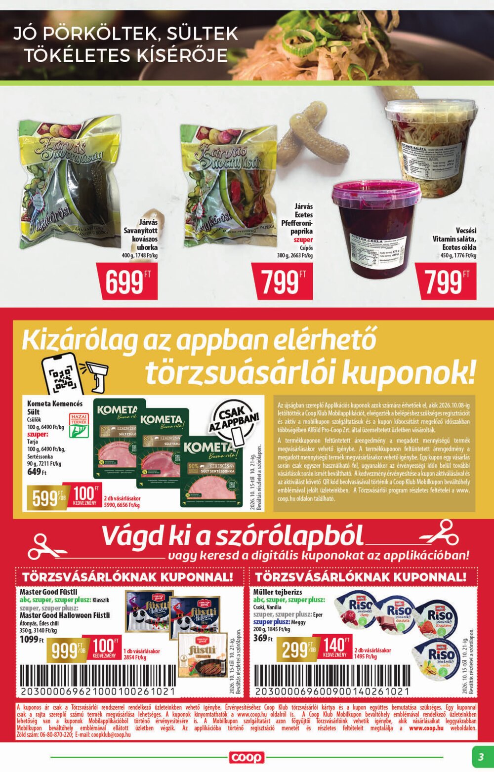 Coop akciós újság 2026.10.15-től - 3. oldal.