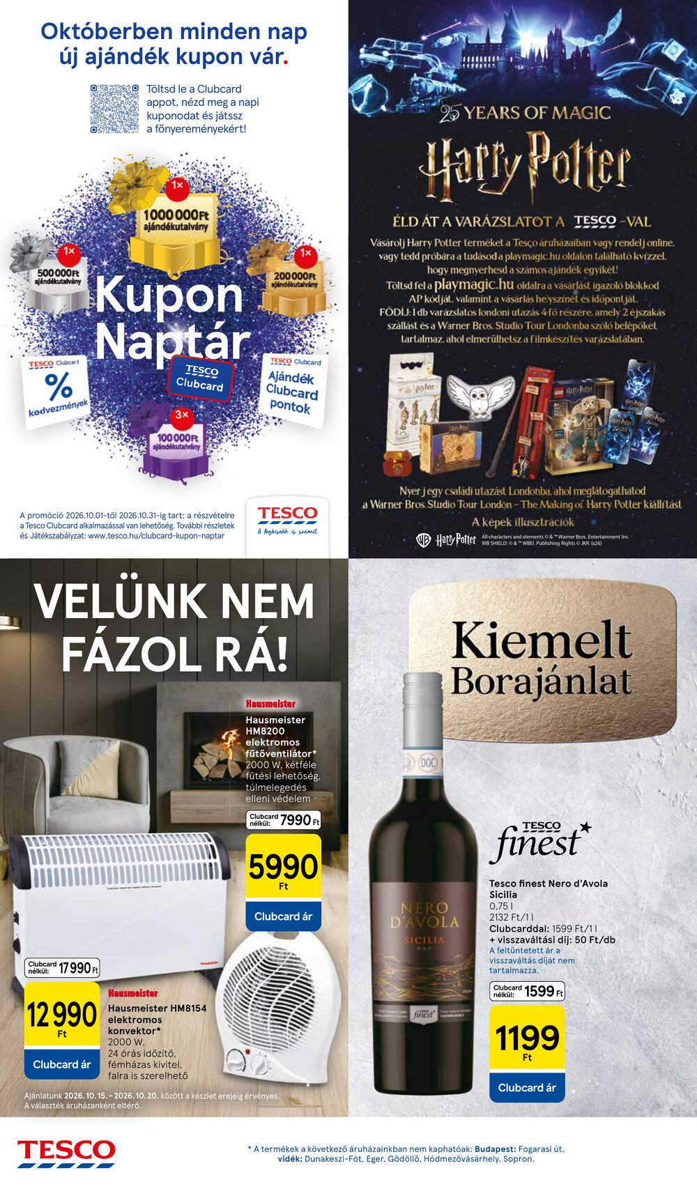 Tesco akciós újság 2026.10.15-től - 12. oldal.