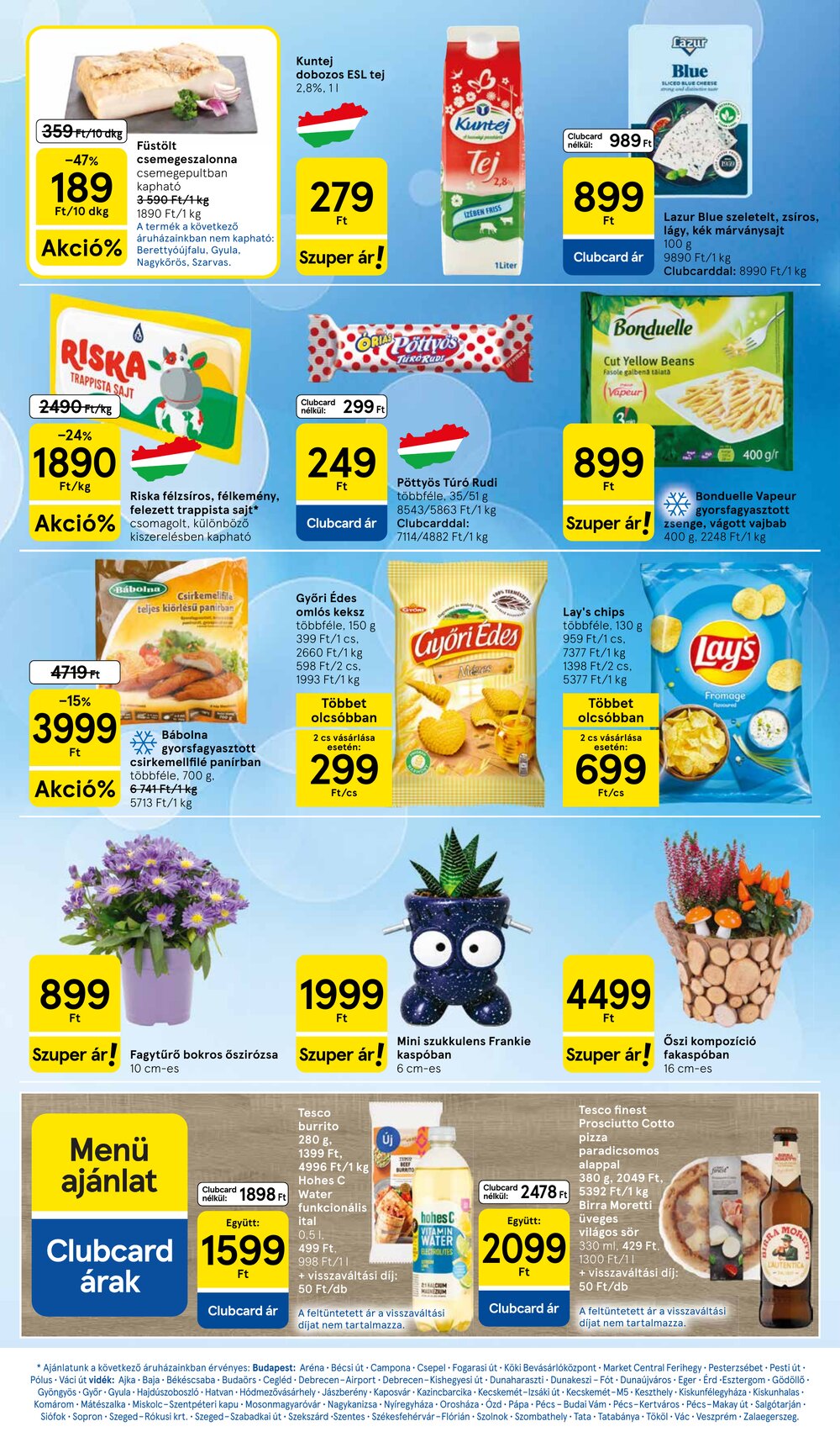 Tesco akciós újság 2026.10.15-től - 4. oldal.