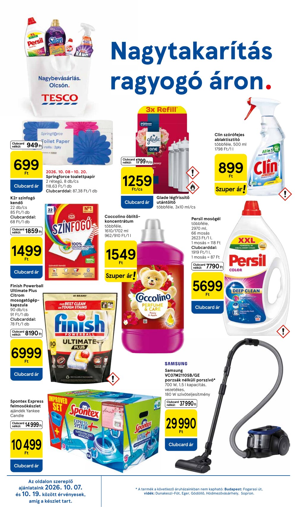 Tesco akciós újság 2026.10.15-től - 8. oldal.