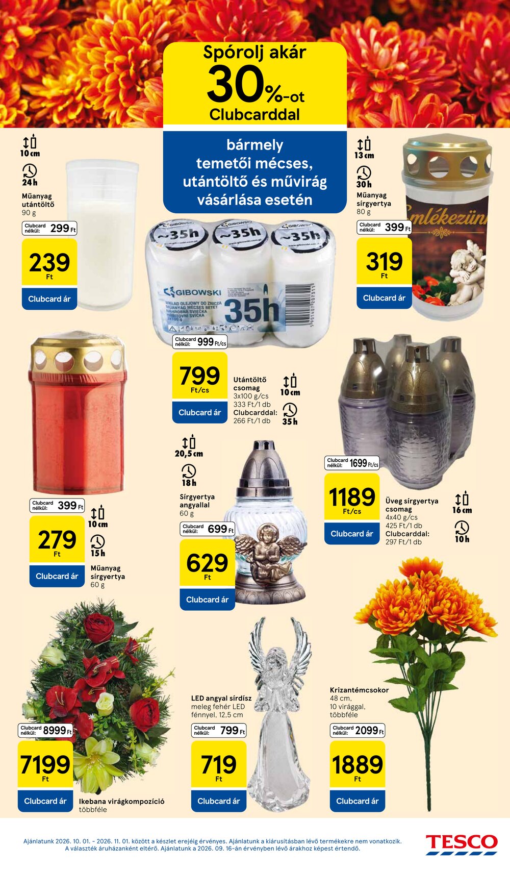 Tesco akciós újság 2026.10.15-től - 9. oldal.