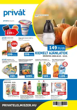 Privát akciós újság 2026.10.15-től