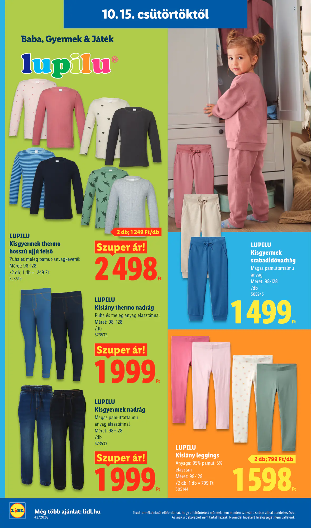 Lidl akciós újság 2026.10.15-től - 10. oldal.