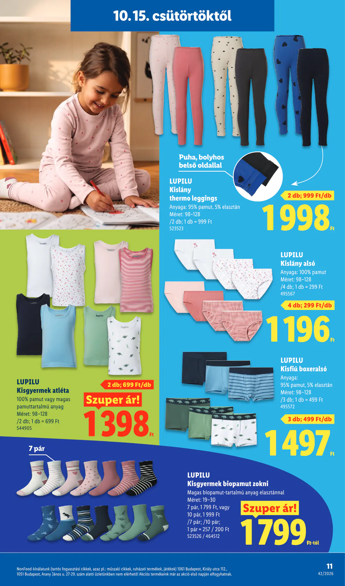 Lidl akciós újság 2026.10.15-től - 11. oldal.
