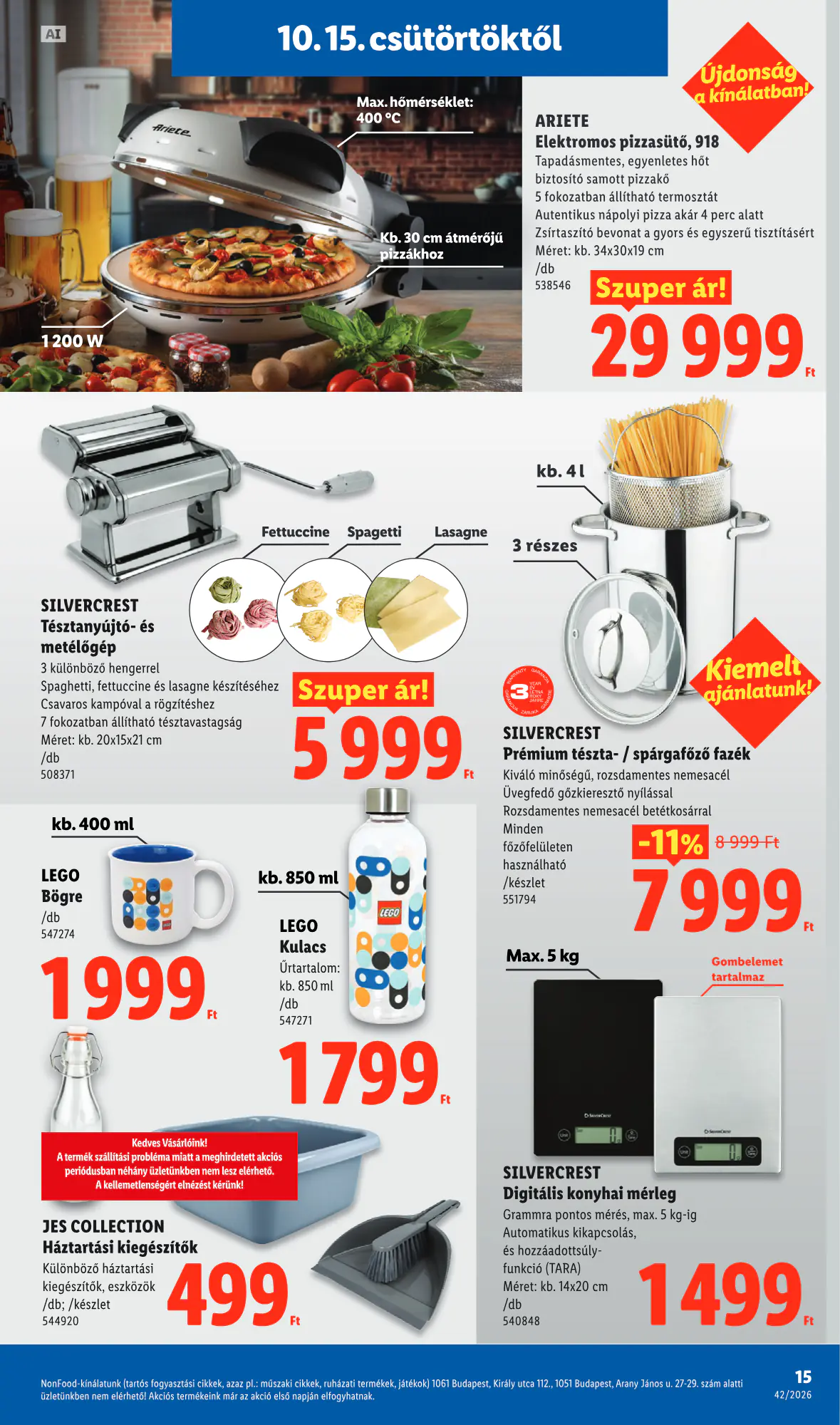 Lidl akciós újság 2026.10.15-től - 15. oldal.