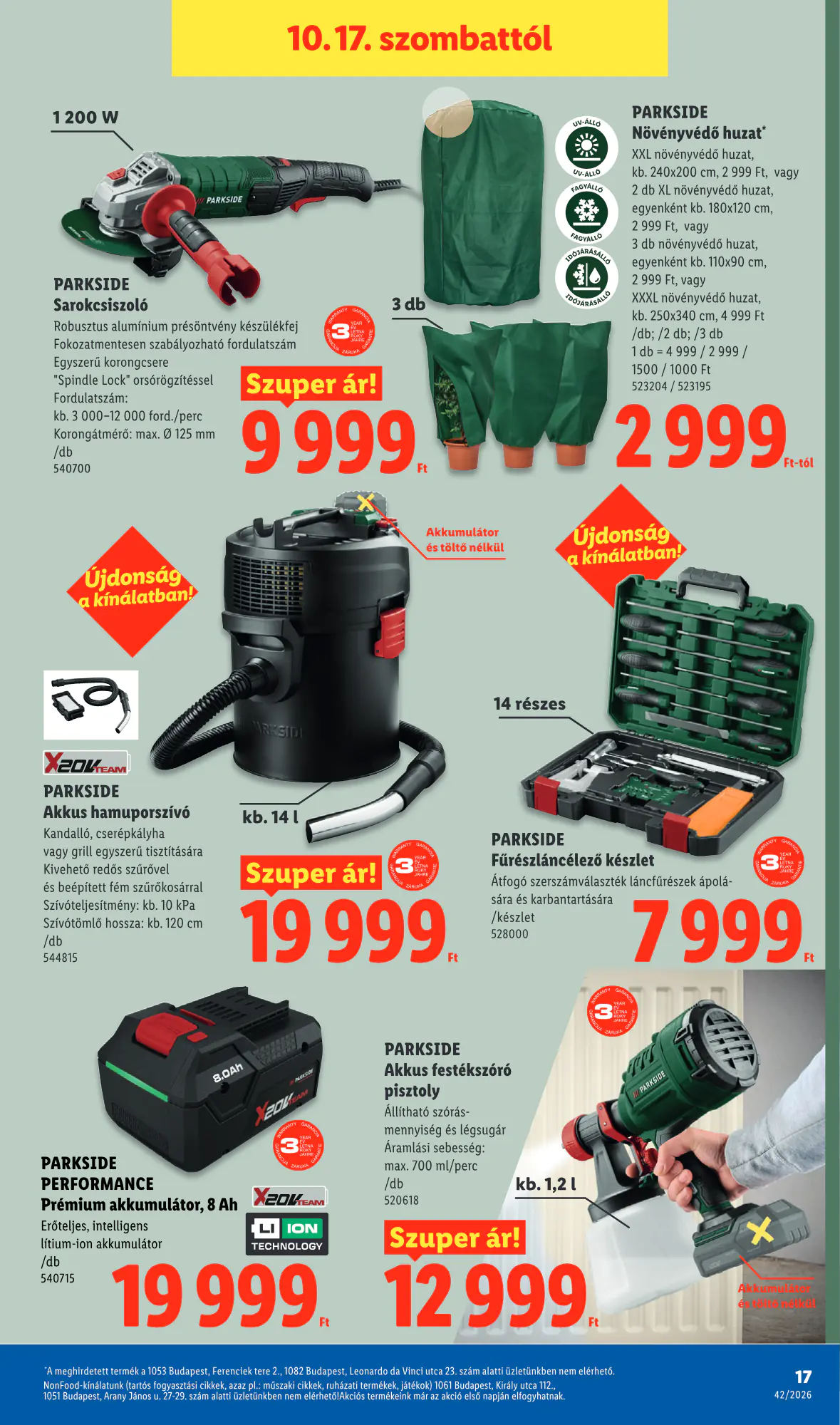 Lidl akciós újság 2026.10.15-től - 17. oldal.