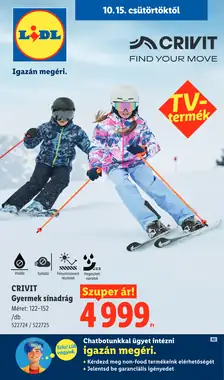 Lidl akciós újság 2026.10.15-től