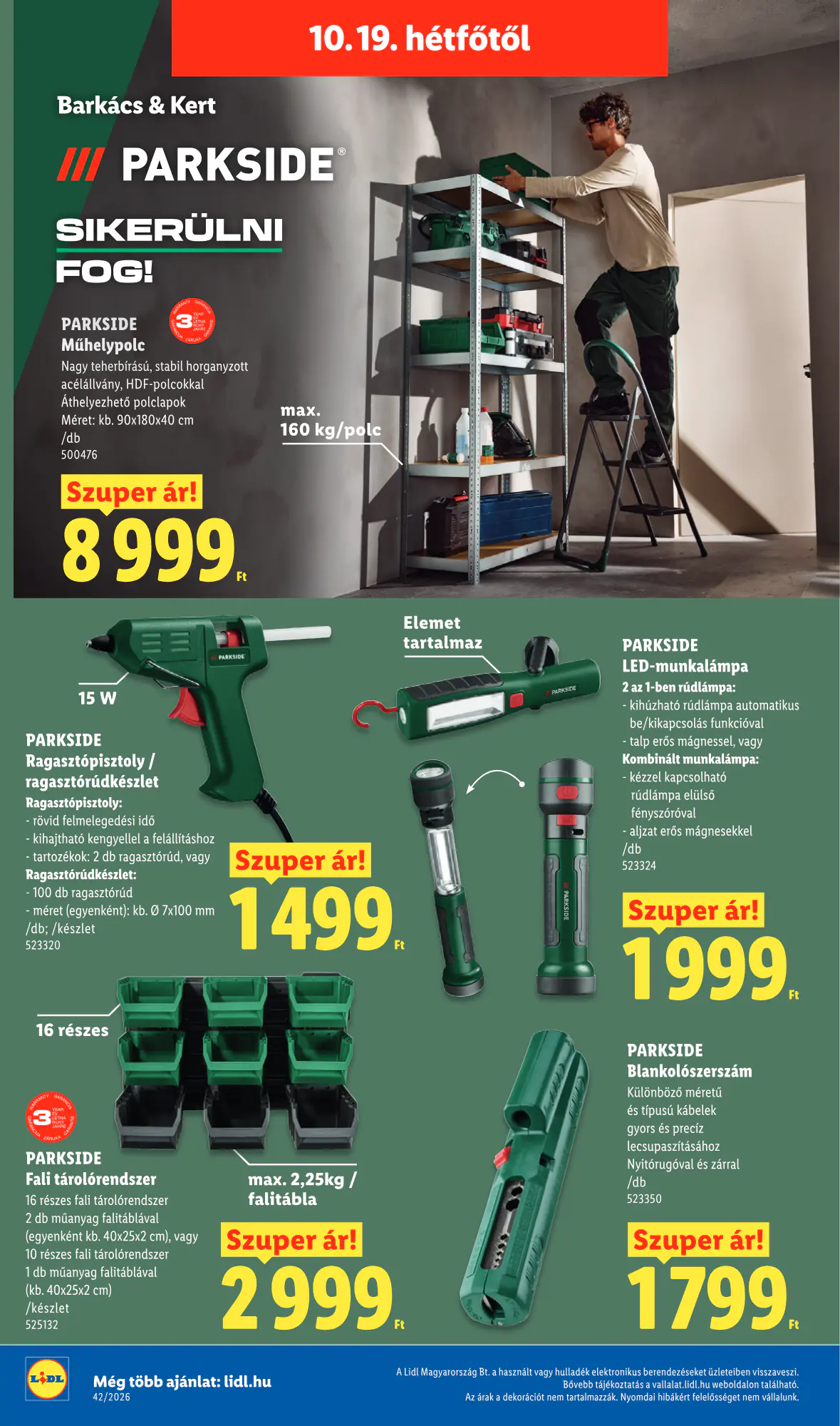 Lidl akciós újság 2026.10.15-től - 24. oldal.