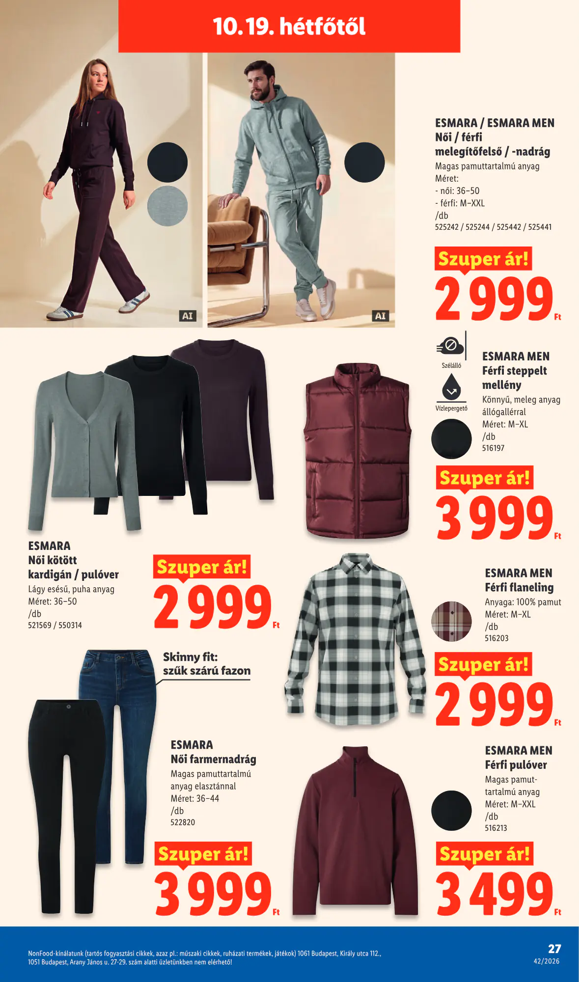 Lidl akciós újság 2026.10.15-től - 27. oldal.