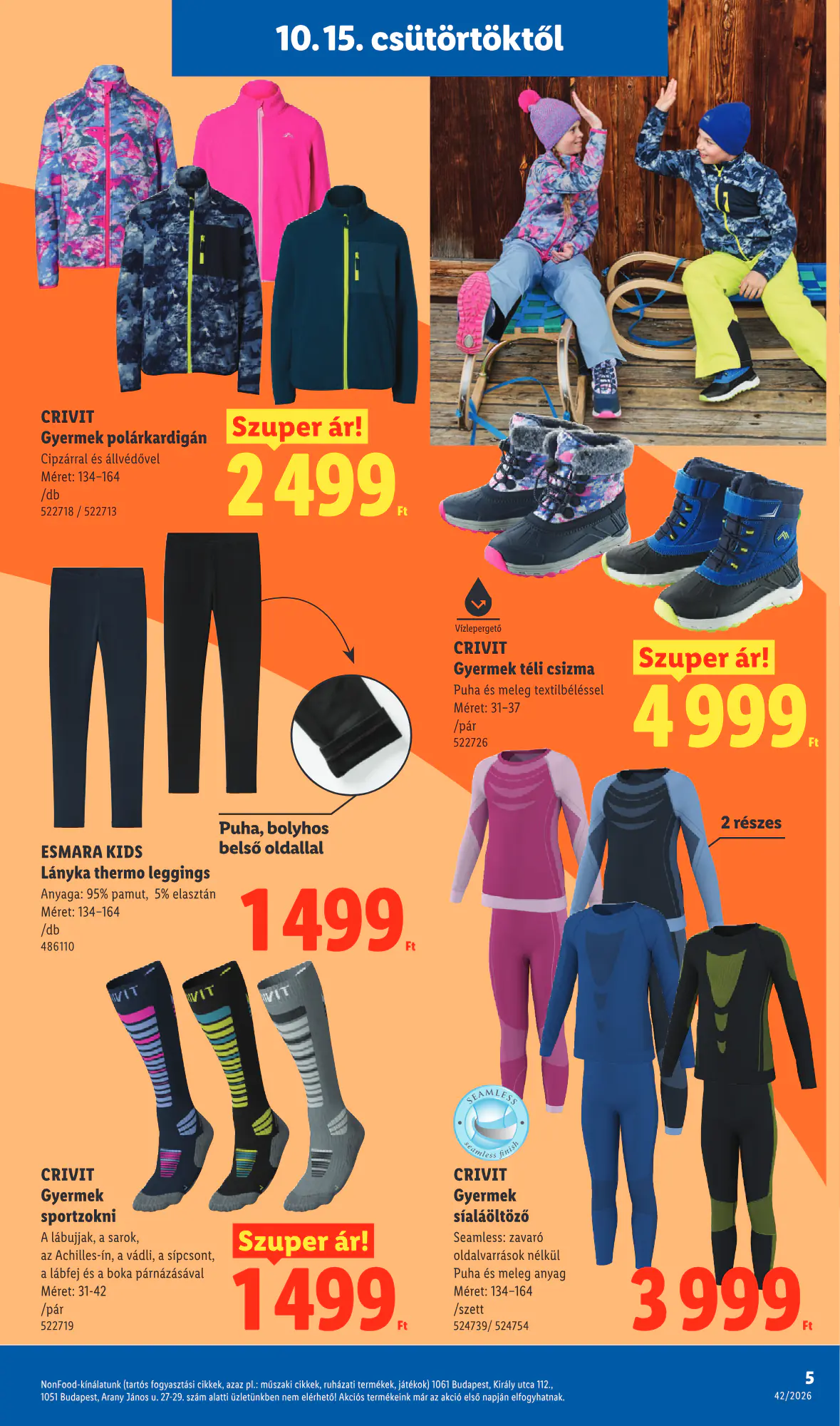 Lidl akciós újság 2026.10.15-től - 5. oldal.