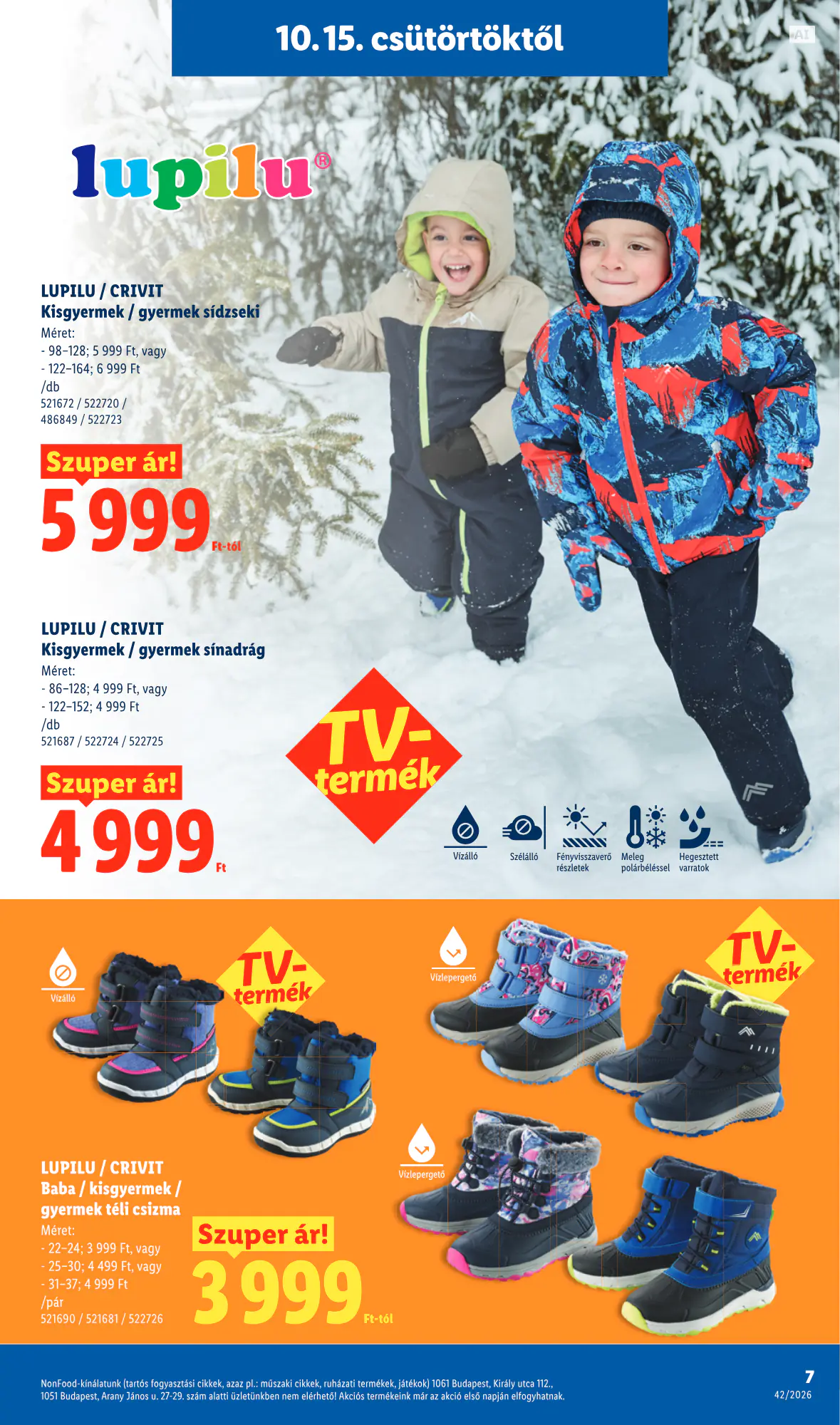 Lidl akciós újság 2026.10.15-től - 7. oldal.