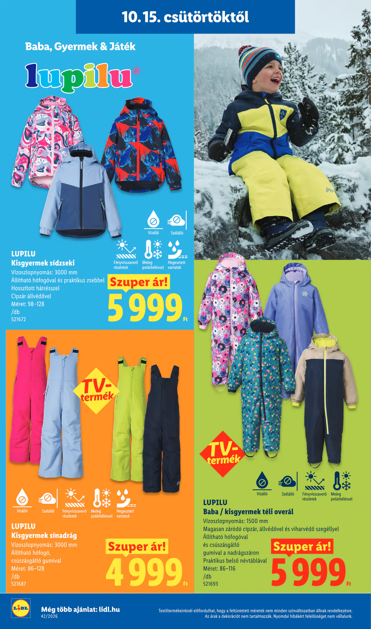 Lidl akciós újság 2026.10.15-től - 8. oldal.
