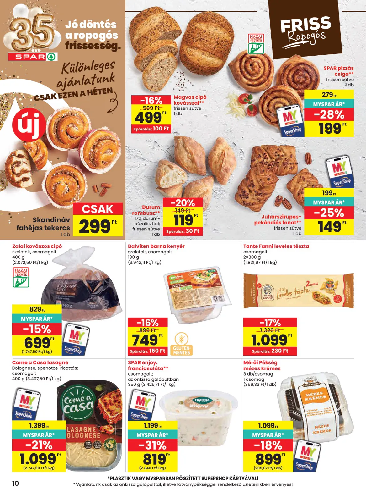 Spar akciós újság 2026.10.15-től - 10. oldal.