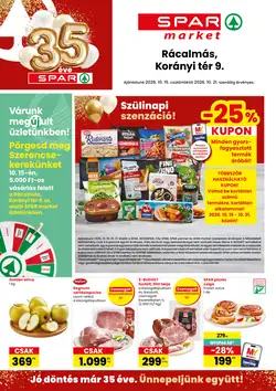 Spar Market akciós újság 2026.10.15-től