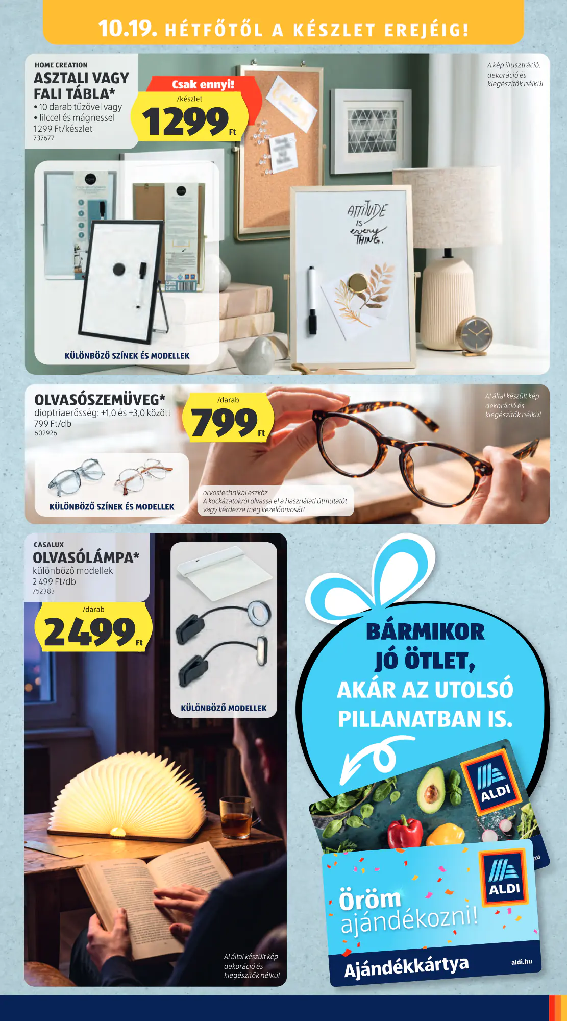Aldi akciós újság 2026.10.15-től - 19. oldal.