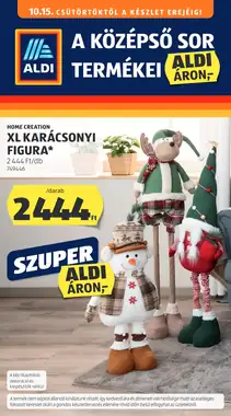 Aldi akciós újság 2026.10.15-től