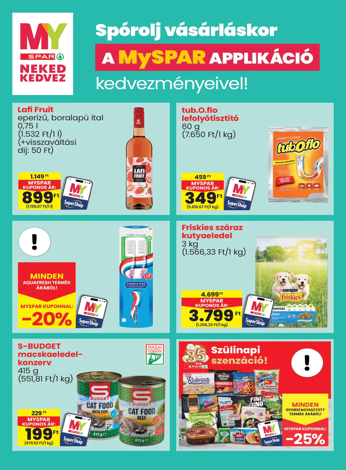 Spar akciós újság 2026.10.15-től - 13. oldal.
