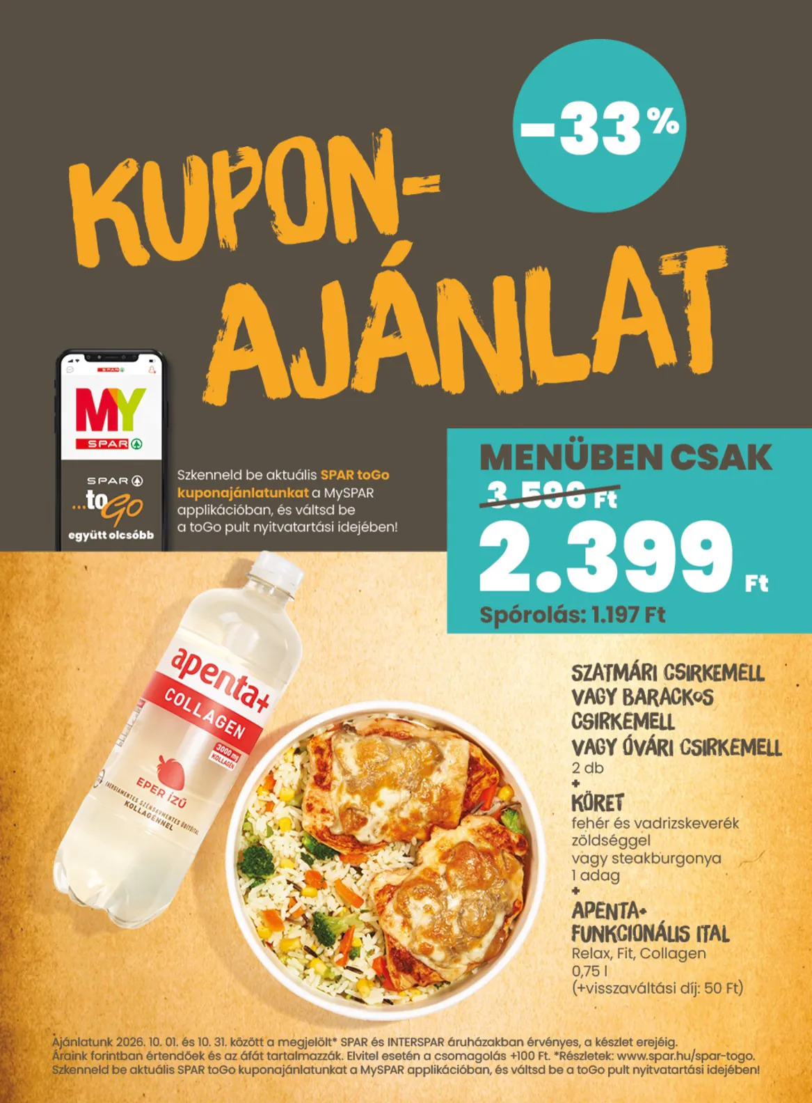 Spar akciós újság 2026.10.15-től - 16. oldal.