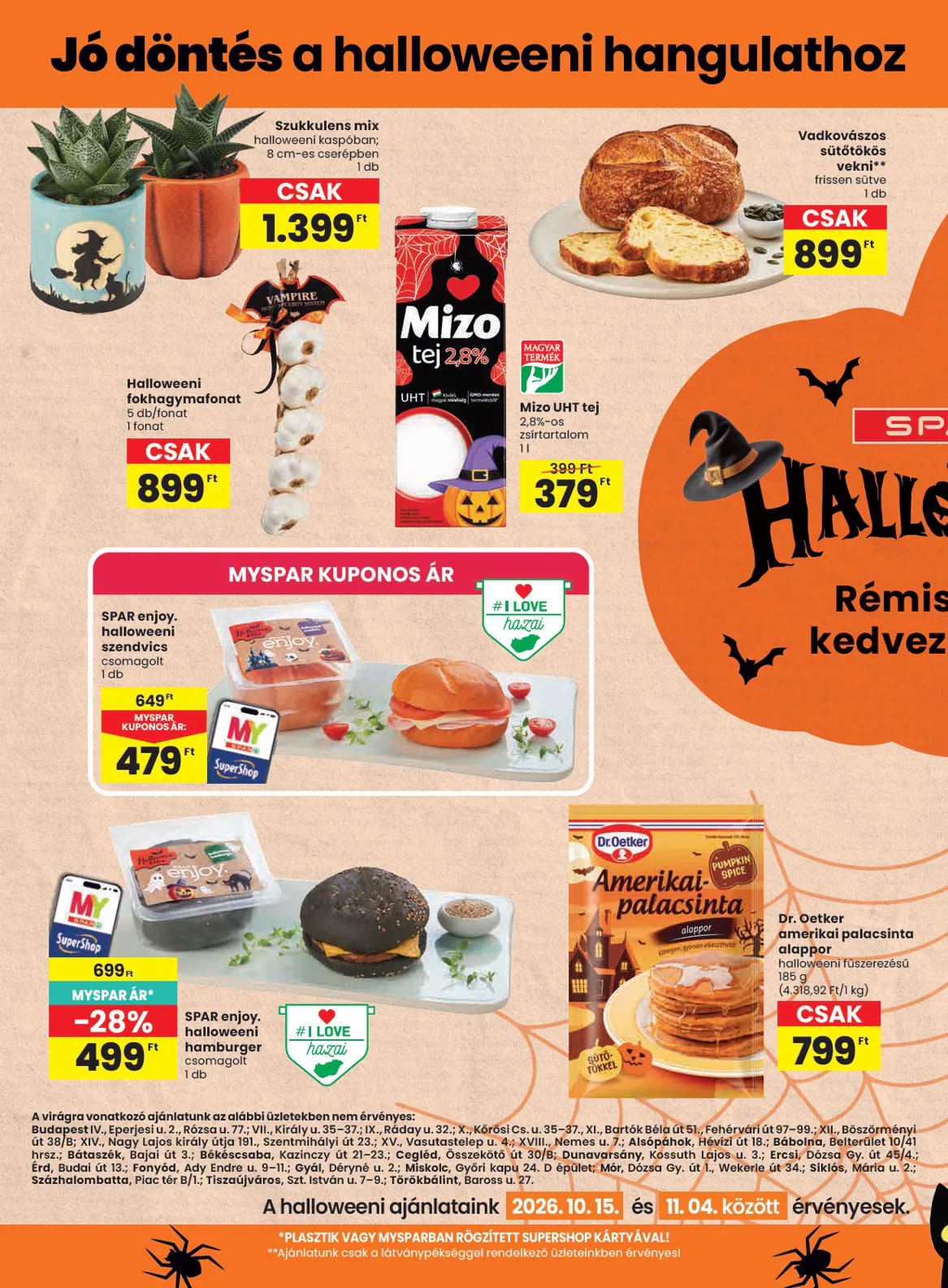 Spar akciós újság 2026.10.15-től - 26. oldal.