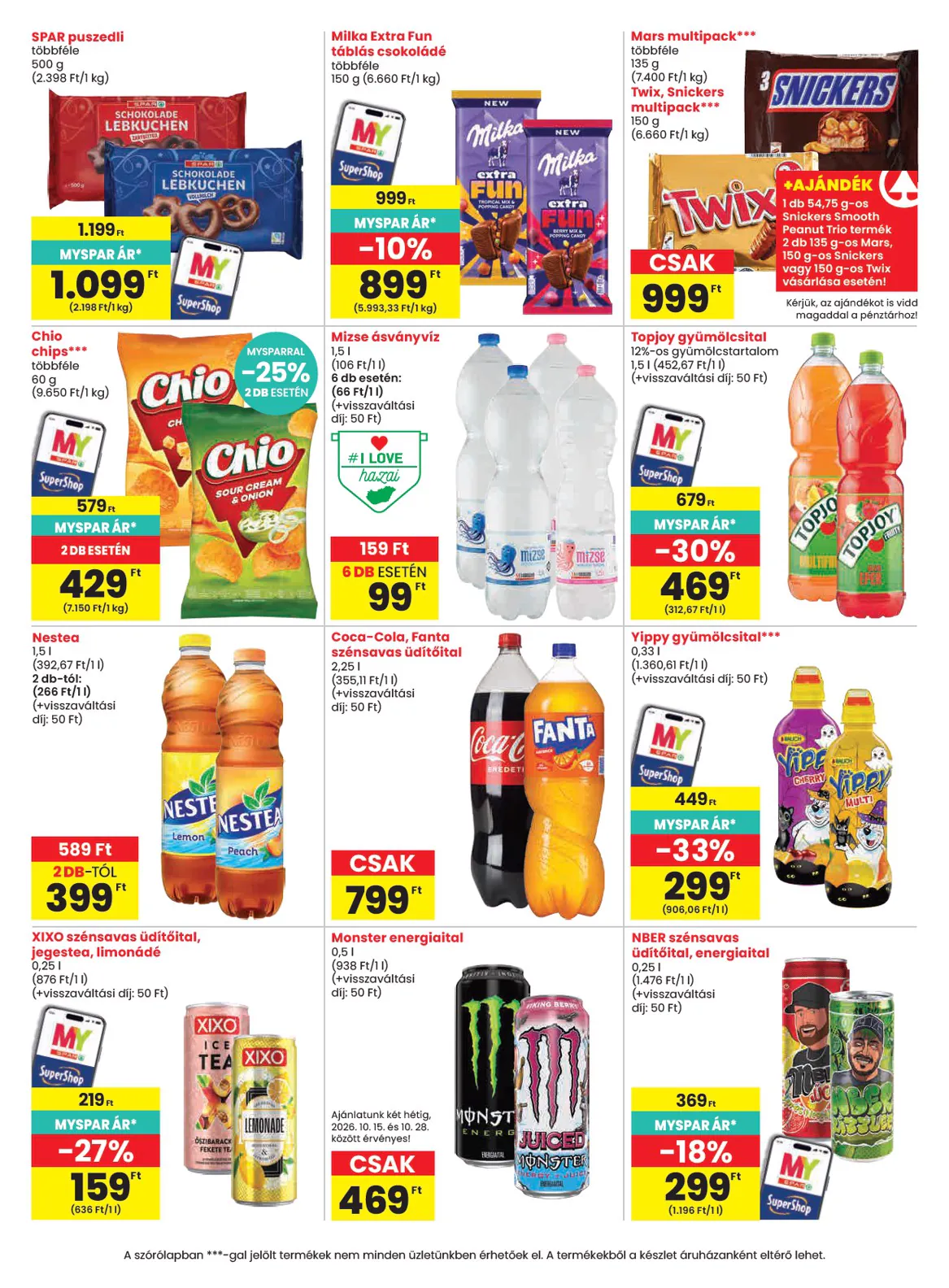 Spar akciós újság 2026.10.15-től - 29. oldal.