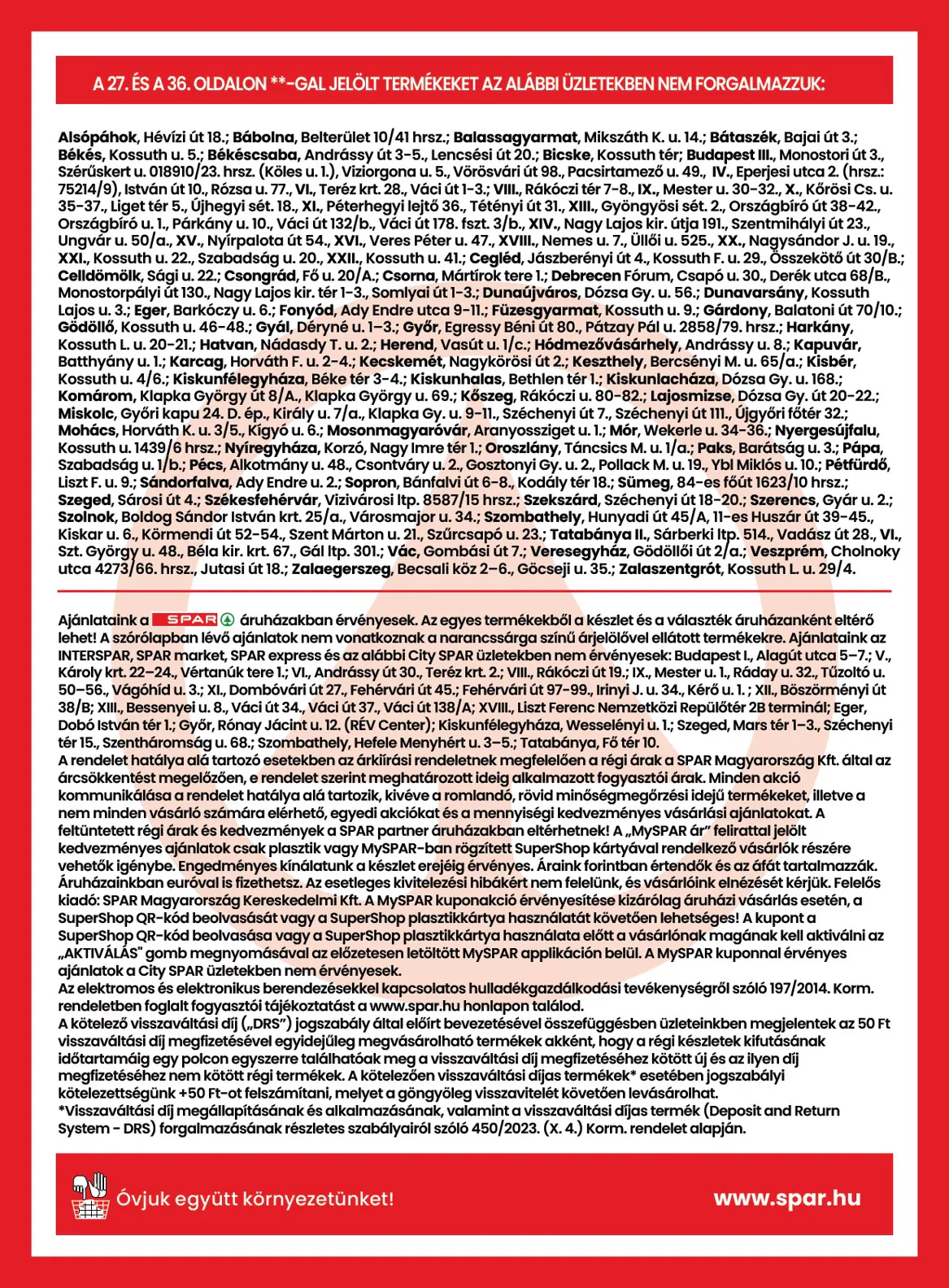 Spar akciós újság 2026.10.15-től - 43. oldal.