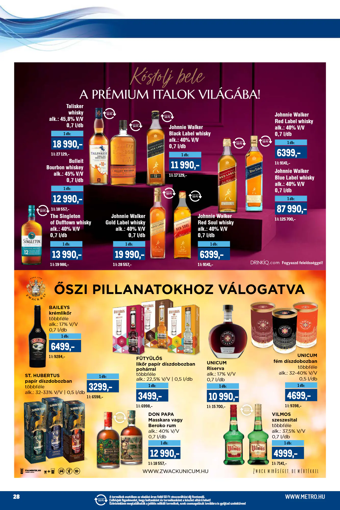 METRO akciós újság 2026.10.16-tól - 28. oldal.