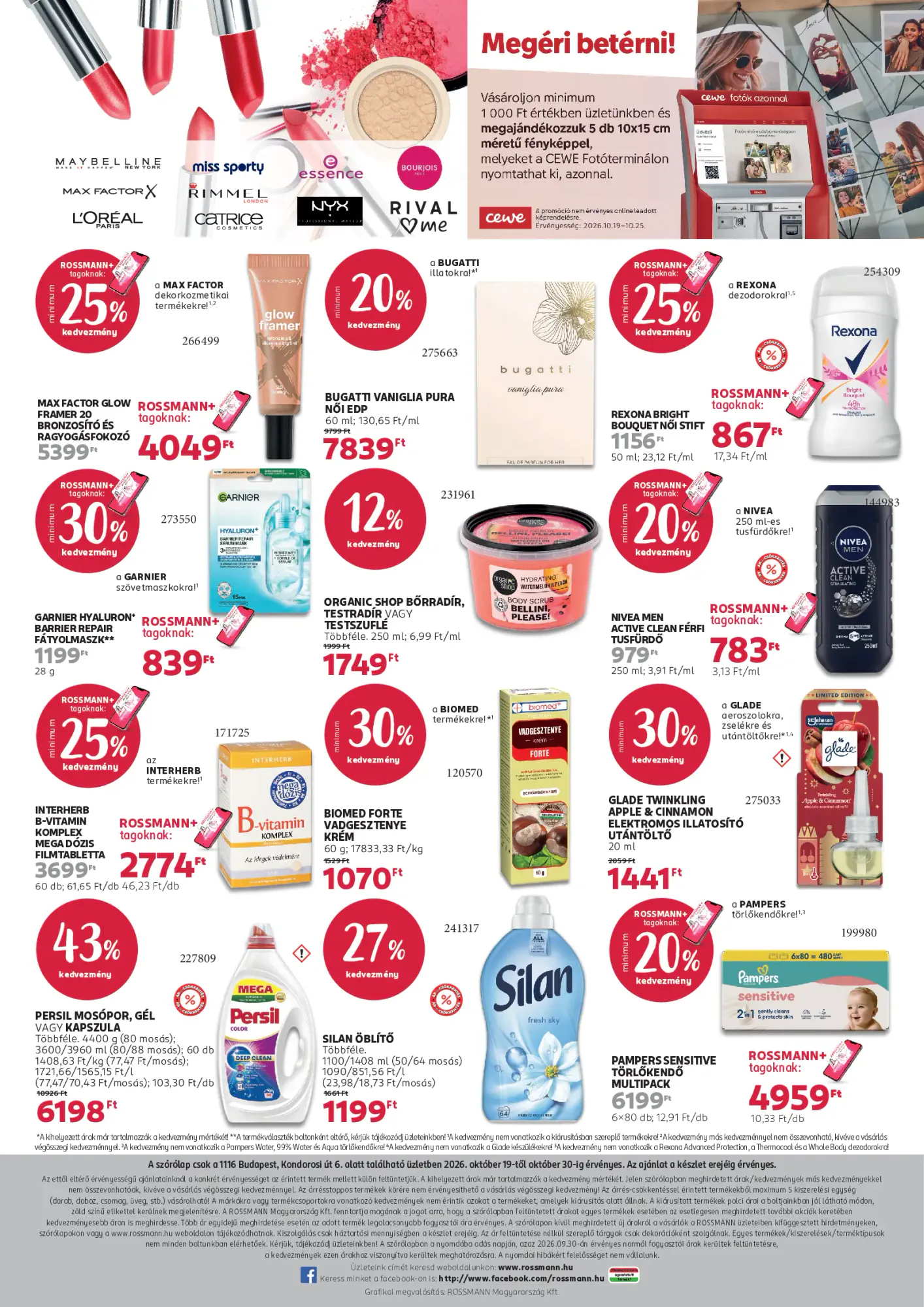 Rossmann akciós újság 2026.10.19-től - 2. oldal.