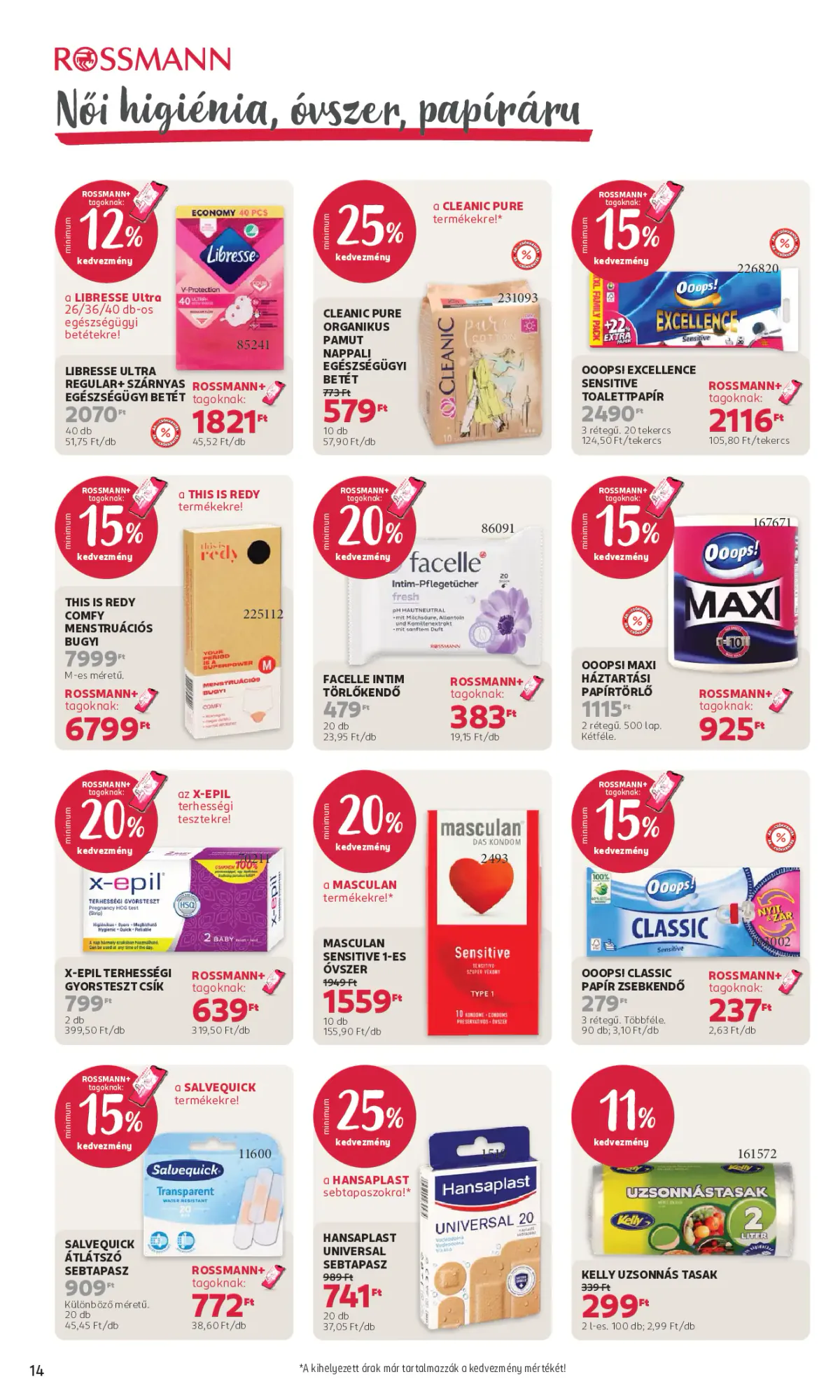 Rossmann akciós újság 2026.10.19-től - 16. oldal.