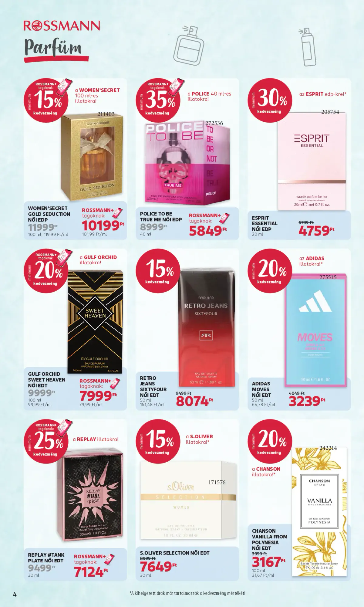 Rossmann akciós újság 2026.10.19-től - 4. oldal.