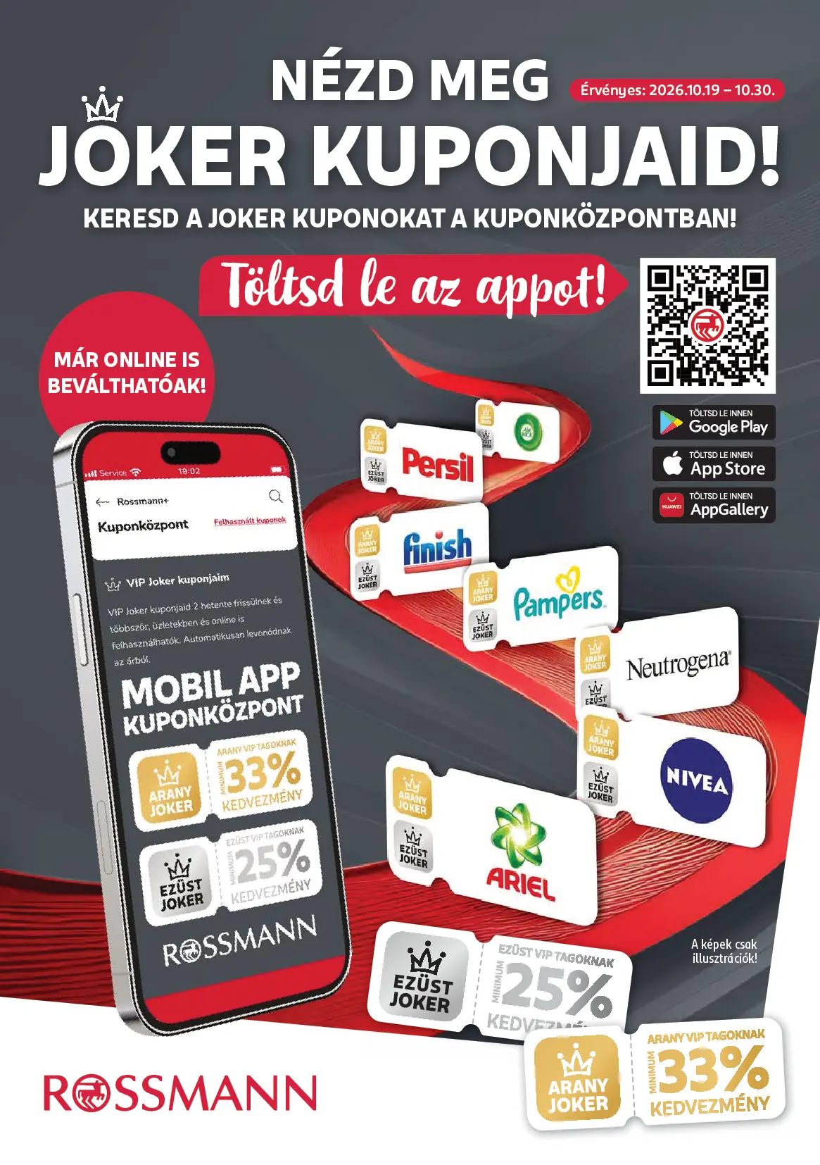 Rossmann akciós újság 2026.10.19-től - 1. oldal.