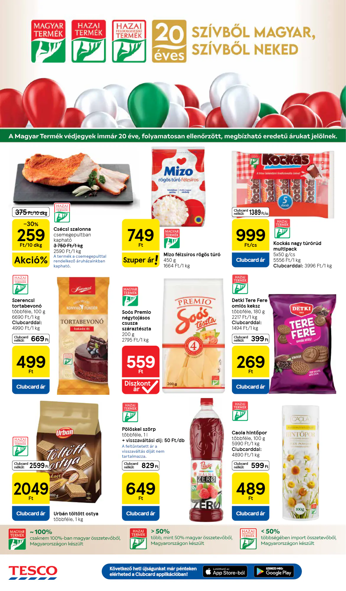 Tesco akciós újság 2026.10.21-től - 14. oldal.