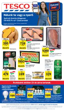 Tesco akciós újság 2026.10.21-től