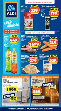 Aldi akciós újság 2026.10.22-től