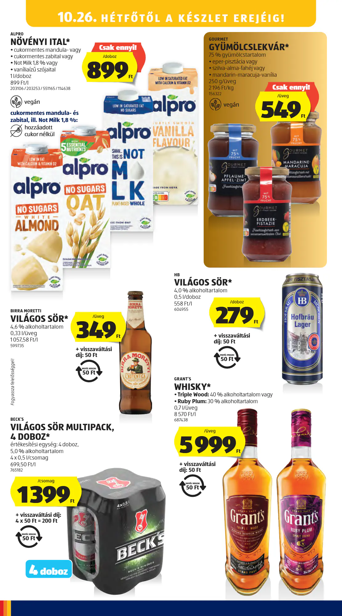 Aldi akciós újság 2026.10.22-től - 26. oldal.