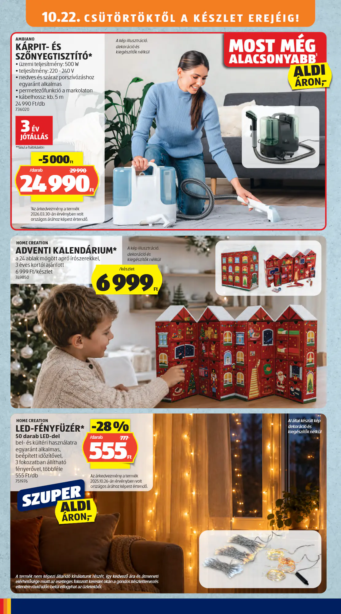 Aldi akciós újság 2026.10.22-től - 42. oldal.