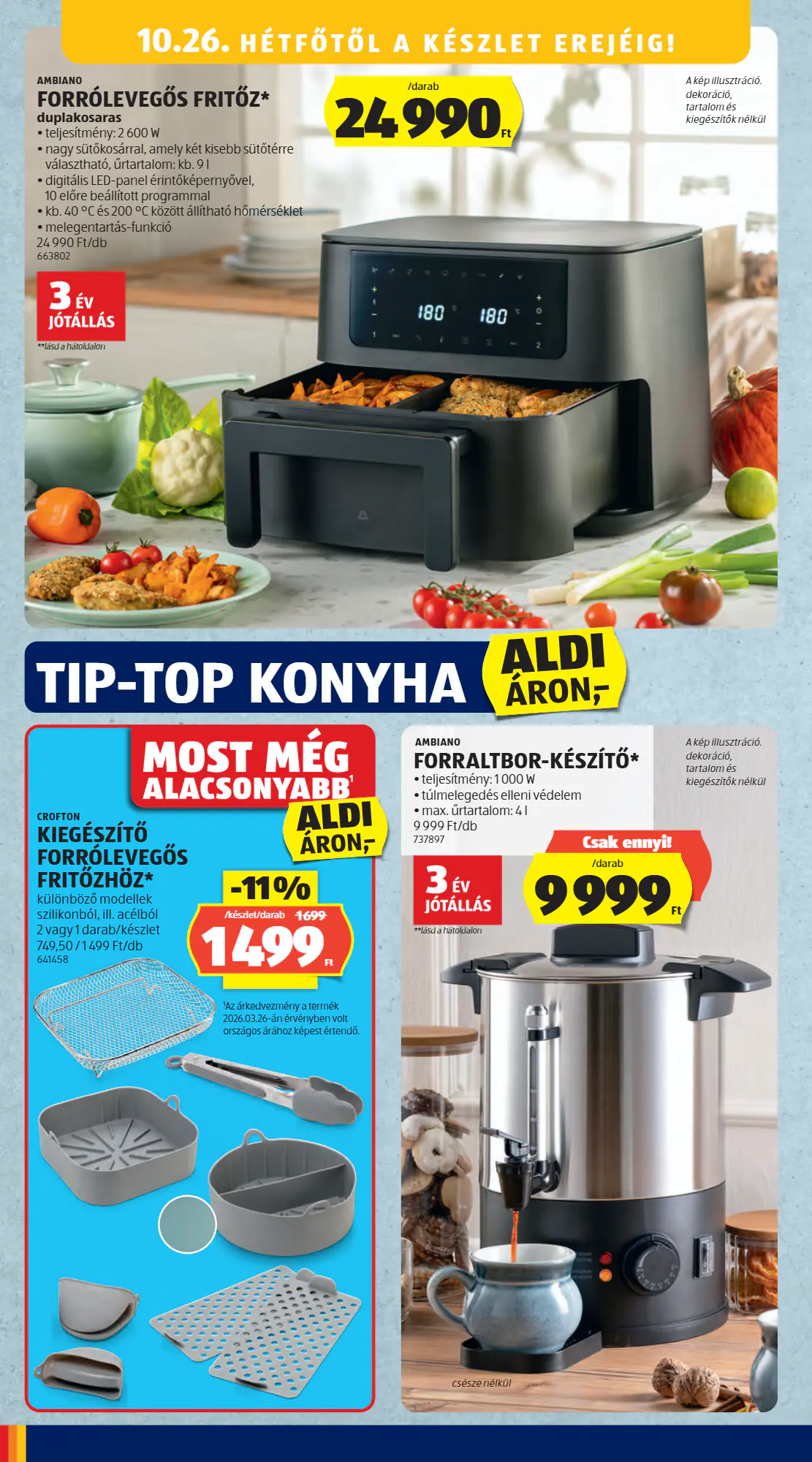Aldi akciós újság 2026.10.22-től - 6. oldal.