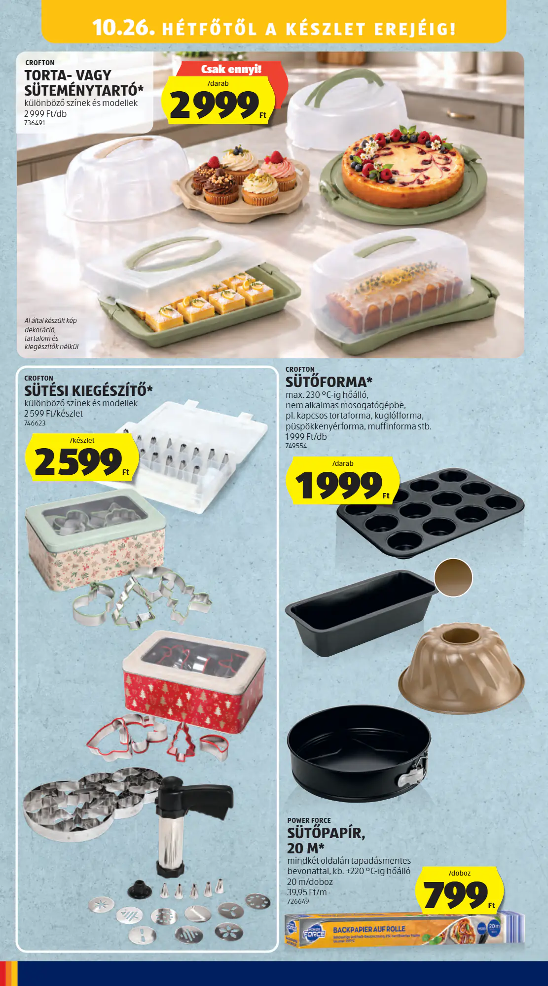 Aldi akciós újság 2026.10.22-től - 8. oldal.