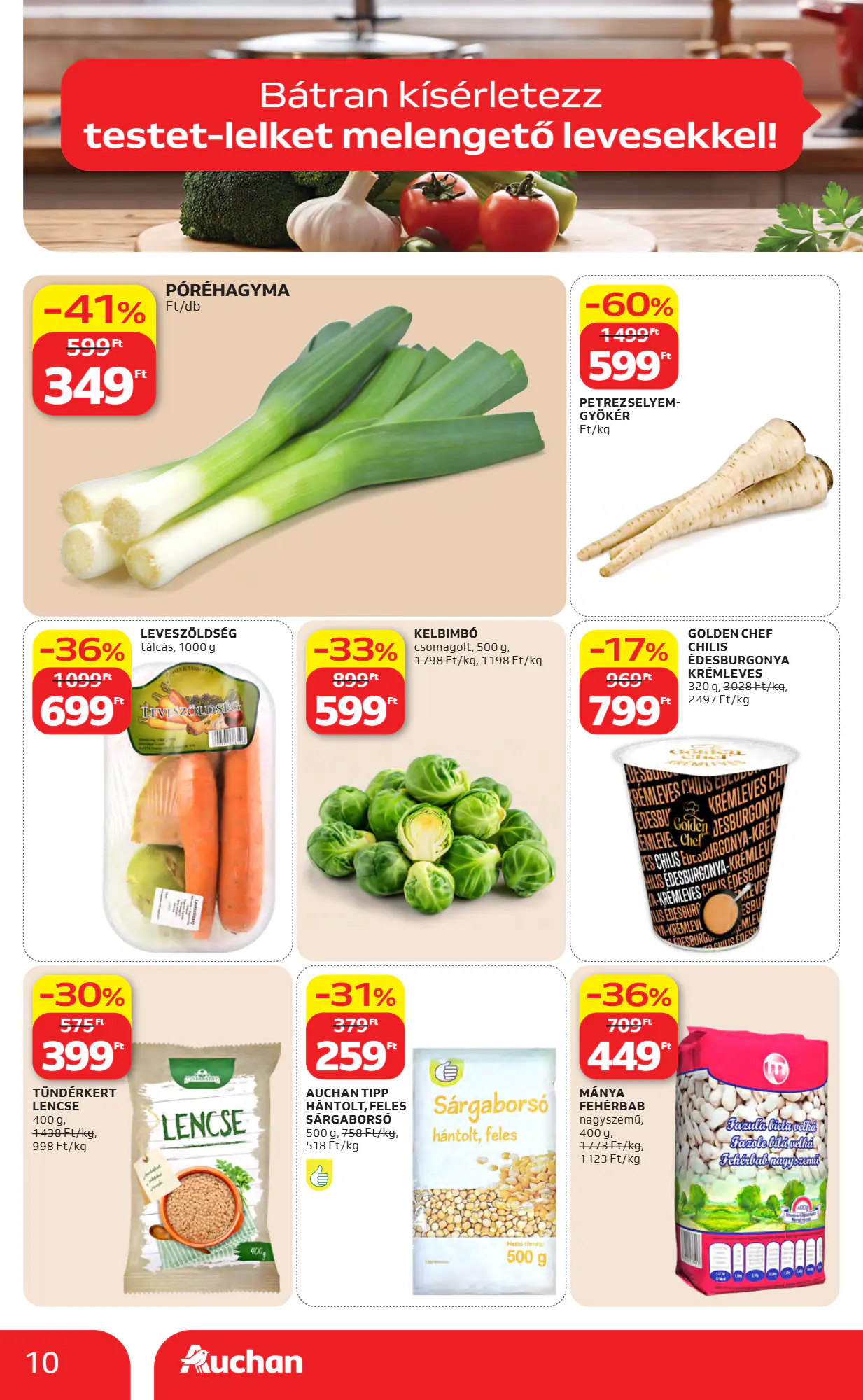 Auchan akciós újság 2026.10.22-től - 10. oldal.