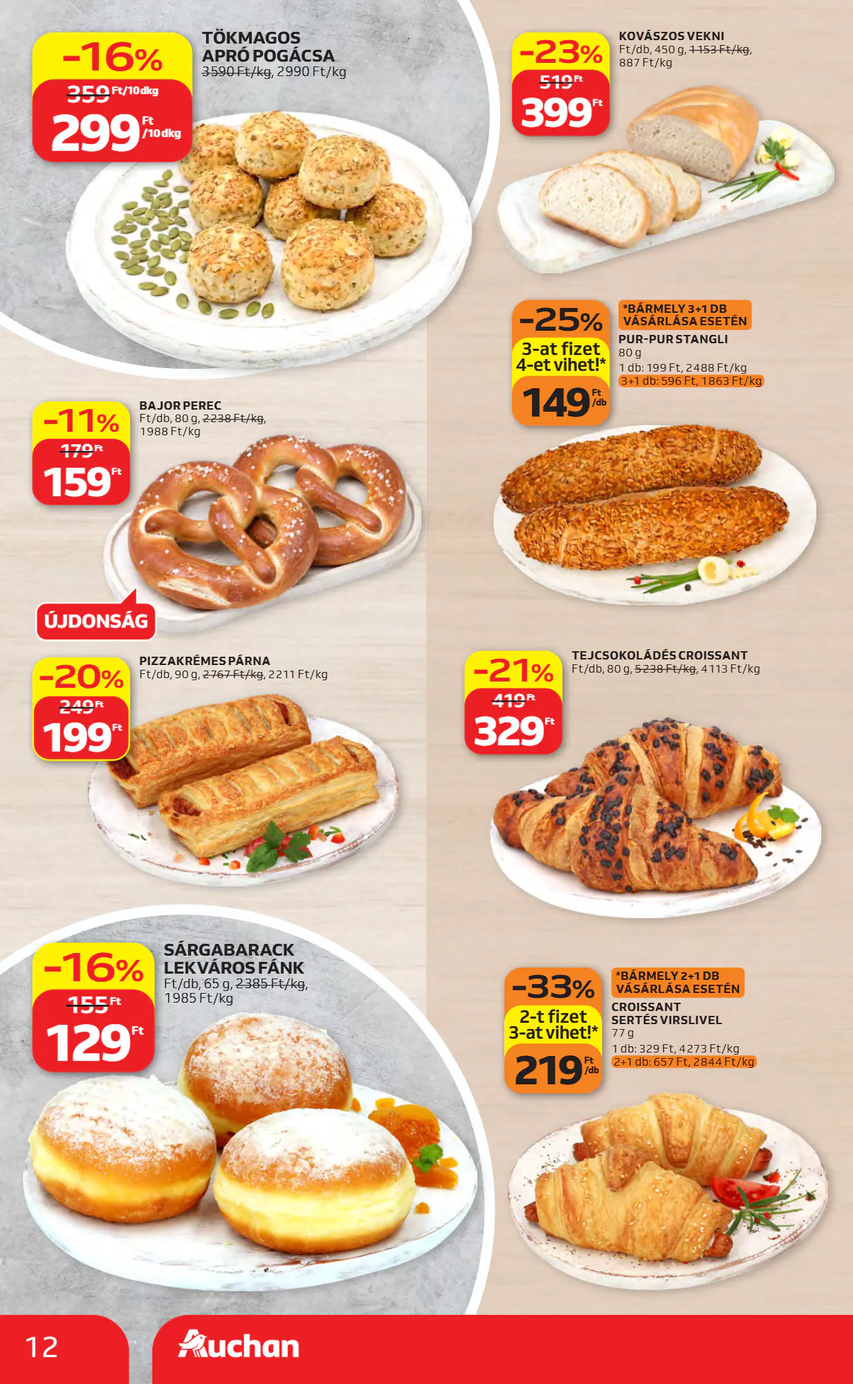 Auchan akciós újság 2026.10.22-től - 12. oldal.