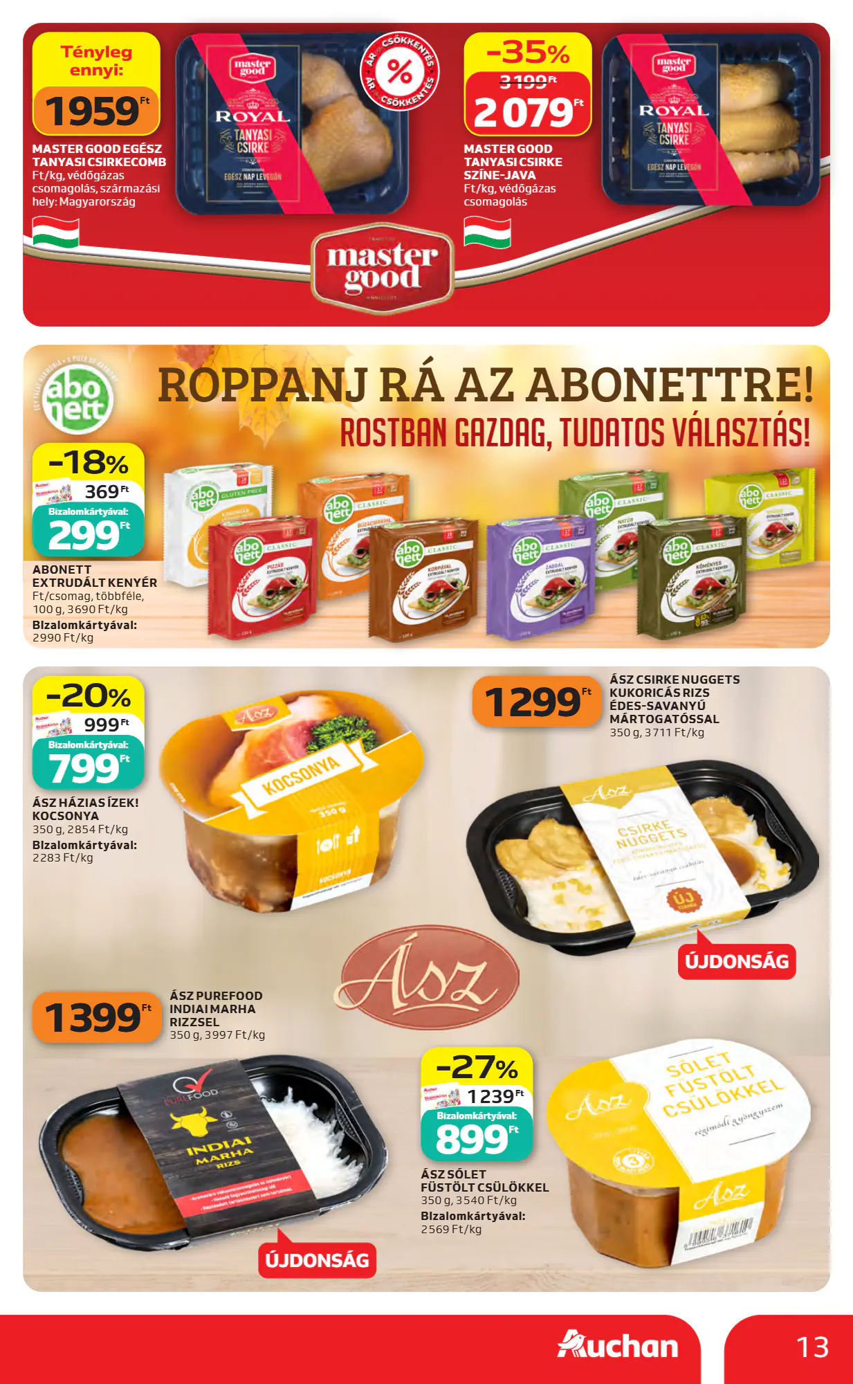 Auchan akciós újság 2026.10.22-től - 13. oldal.